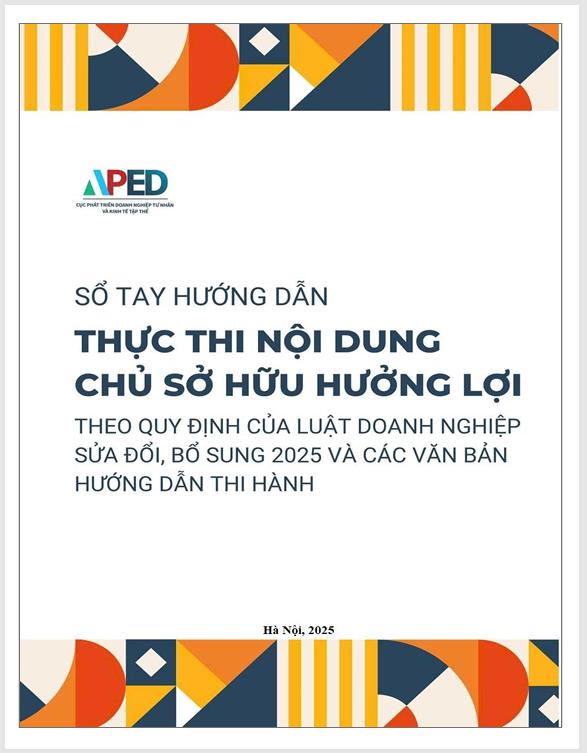 Sổ tay hướng dẫn THỰC THI NỘI DUNG CHỦ SỞ HỮU HƯỞNG LỢI 2025
