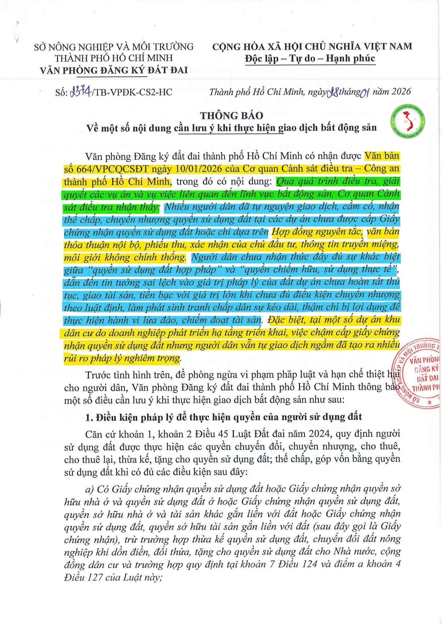 Một số lưu ý khi giao dịch bất động sản 2026